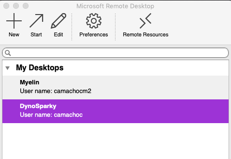 Mac Remote Desktop Connection
