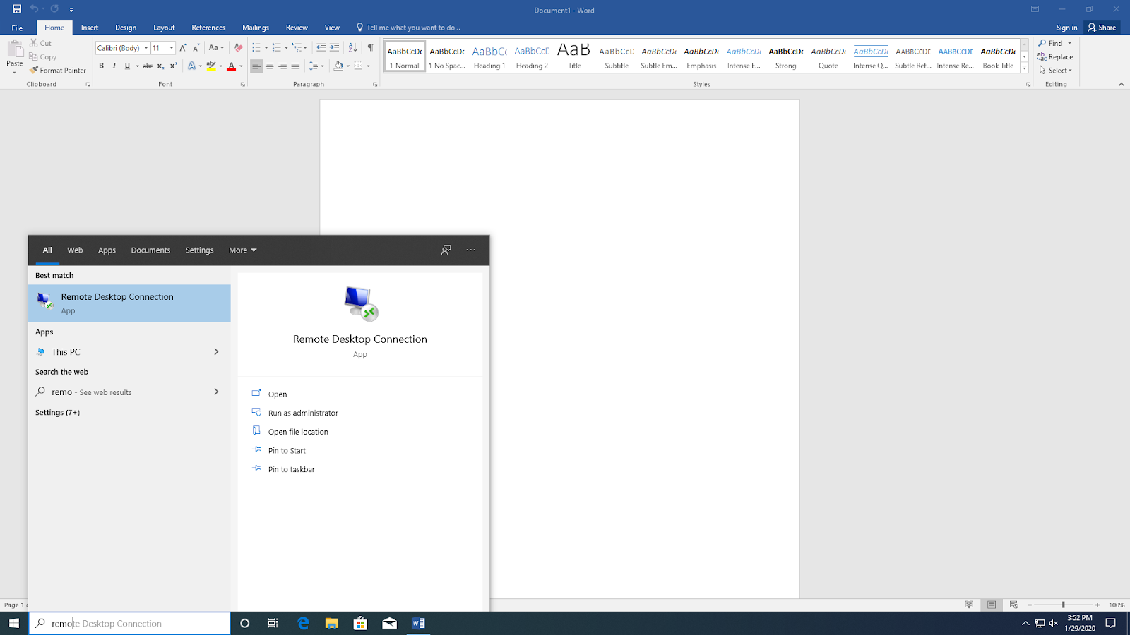 Windows Remote Desktop App